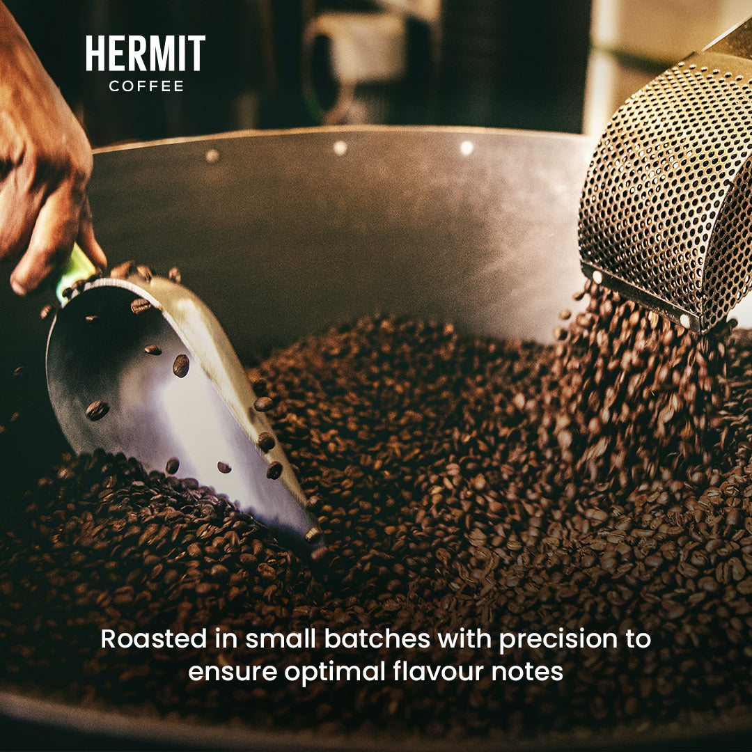 Hermit Coffee - Original Blend - Sampler Pack - Sunrise Blend - Vienna Roast Coffee - Dark Roast Coffee - Coffee Roasting - Coffee Beans - Ground Coffee - Coffee Powder - Specialty Coffee - Blue Tokai - Third Wave - Sleepy Owl - Toffee Coffee Roaster 