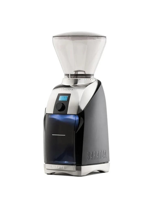 Baratza Virtuoso+ Precision Burr Coffee Grinder – 230V | Black & Silver | Café-Quality at Home
